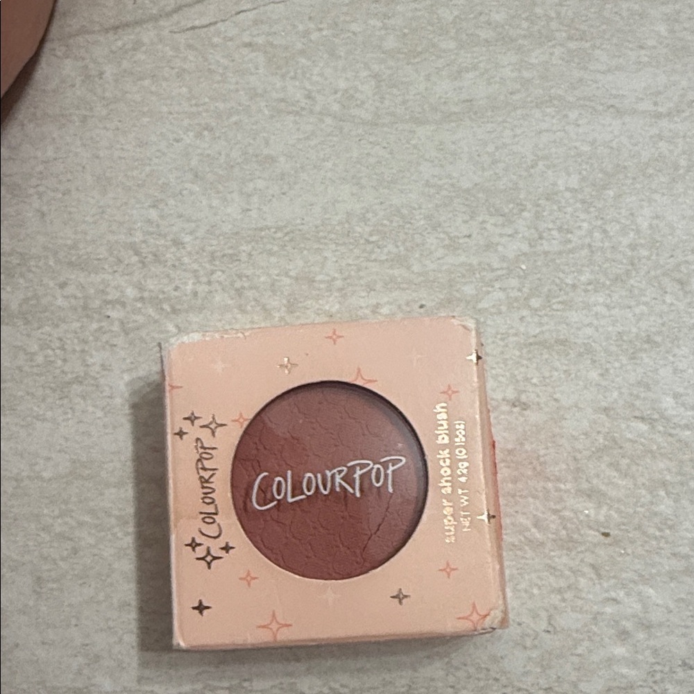 ColourPop Super Shock Blush — Warm Terracotta Brown